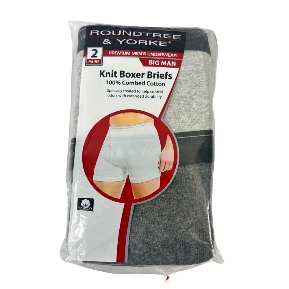 Roundtree & Yorke Big Man Knit Boxer Briefs